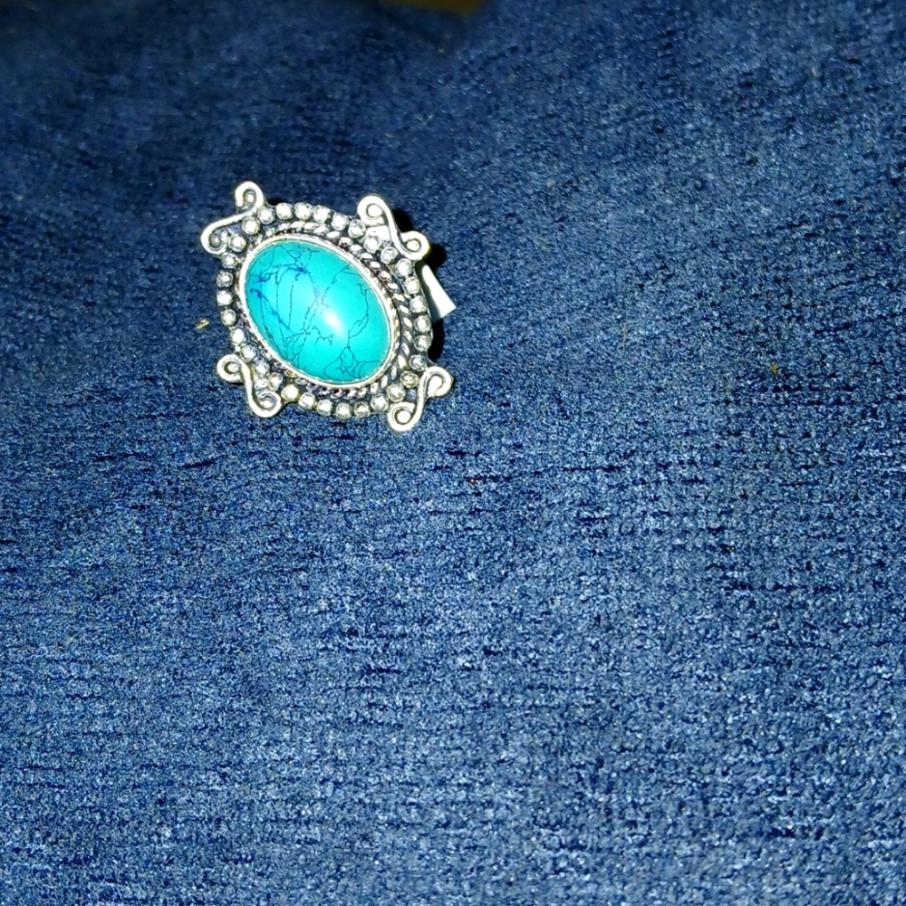 Sterling silver turquoise ring gorgeous ring
